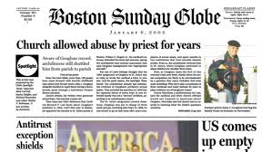 Boston Globe above the fold
